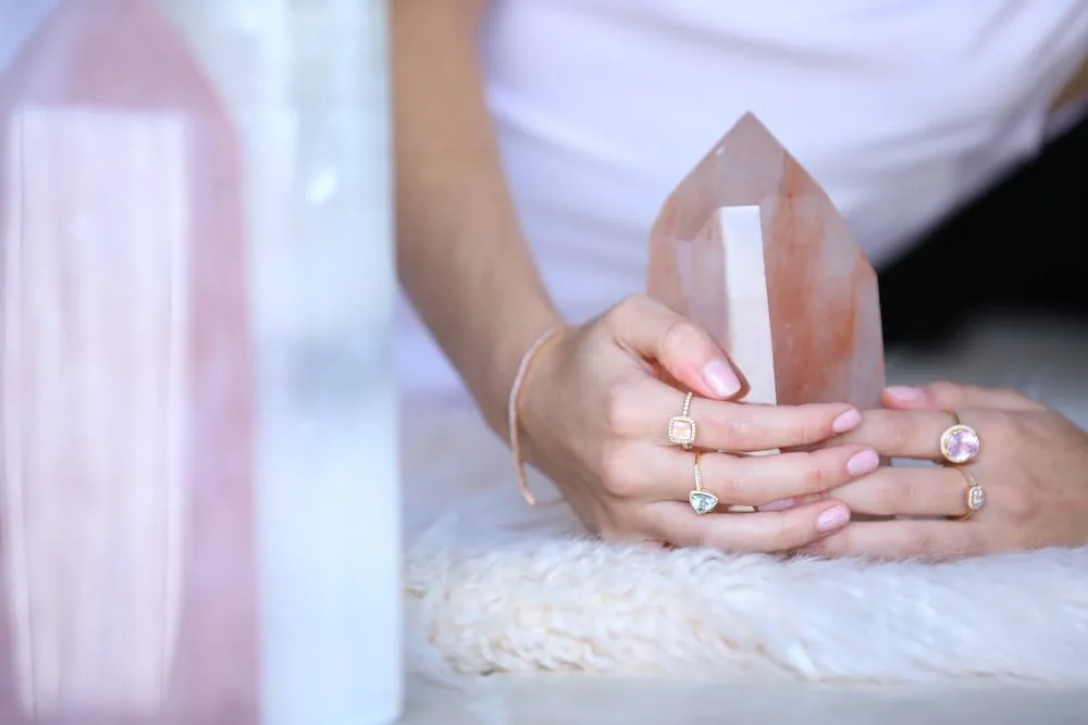 Adoration Ring Rose Quartz