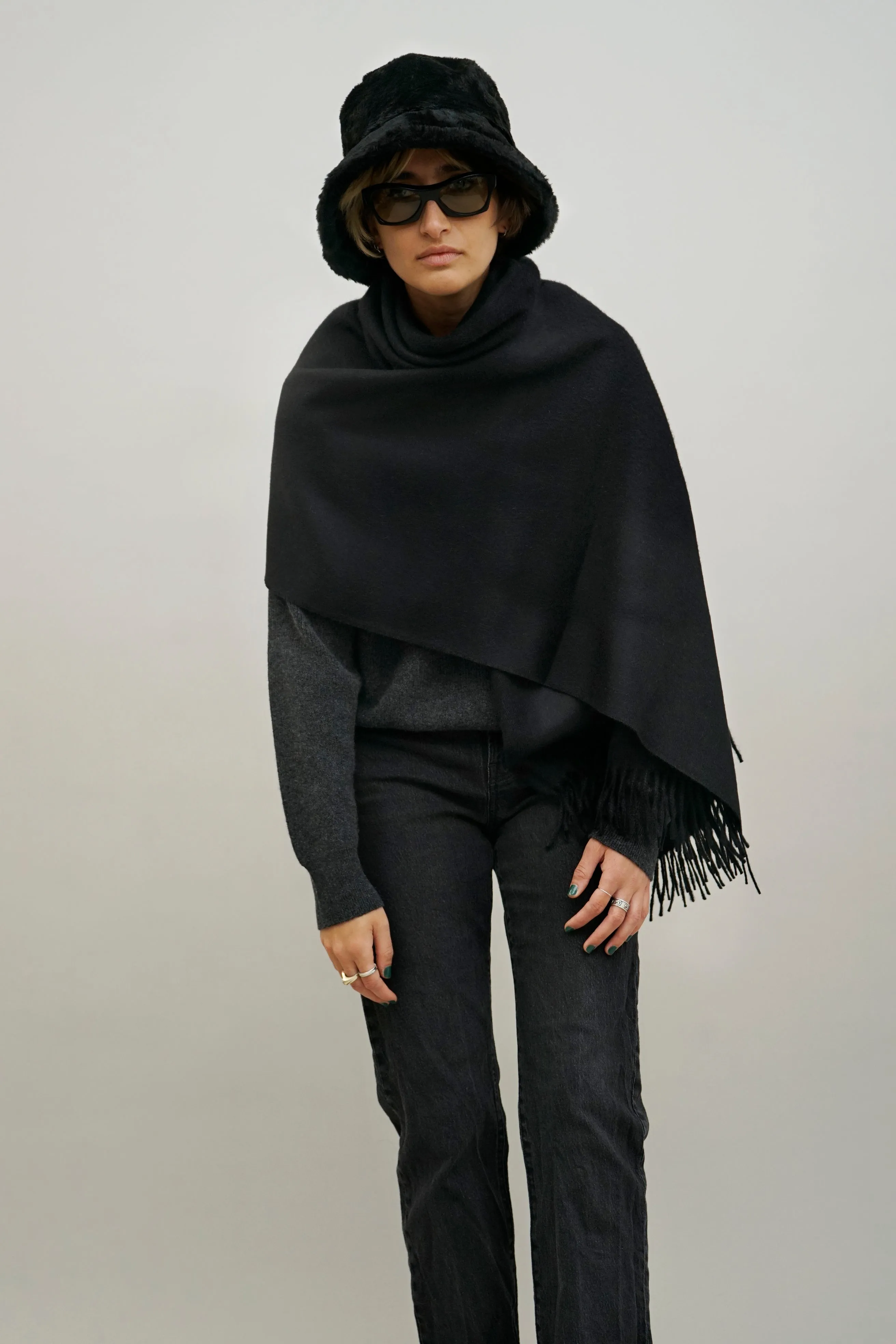 Baby Alpaca Large Shawl/Throw