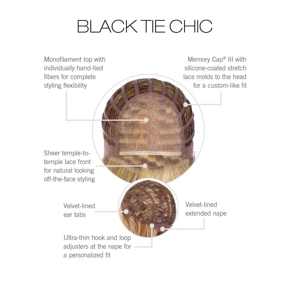 Black Tie Chic by Raquel Welch (Lace Front-Mono Top Wig)