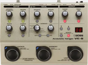 Boss VE-8 Acoustic Singer Pedal