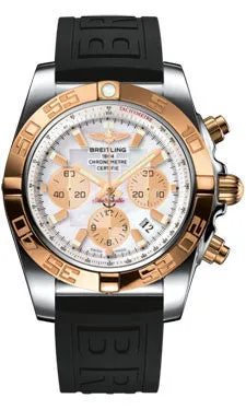 Breitling - Chronomat 44 Steel and Rose Gold Polished Bezel - Diver Pro III Strap
