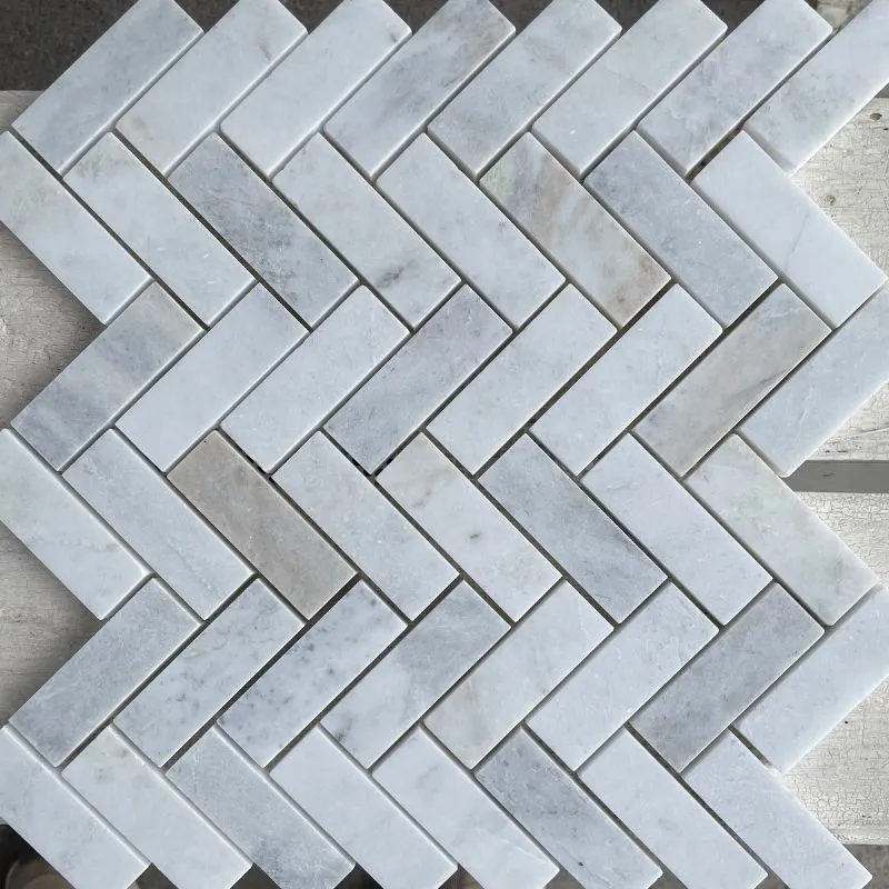 CARLS WHITE Herringbone Mosaic - Havai'iano