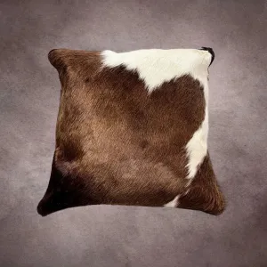 Dark Espresso Cowhide Pillow Cover---PL042