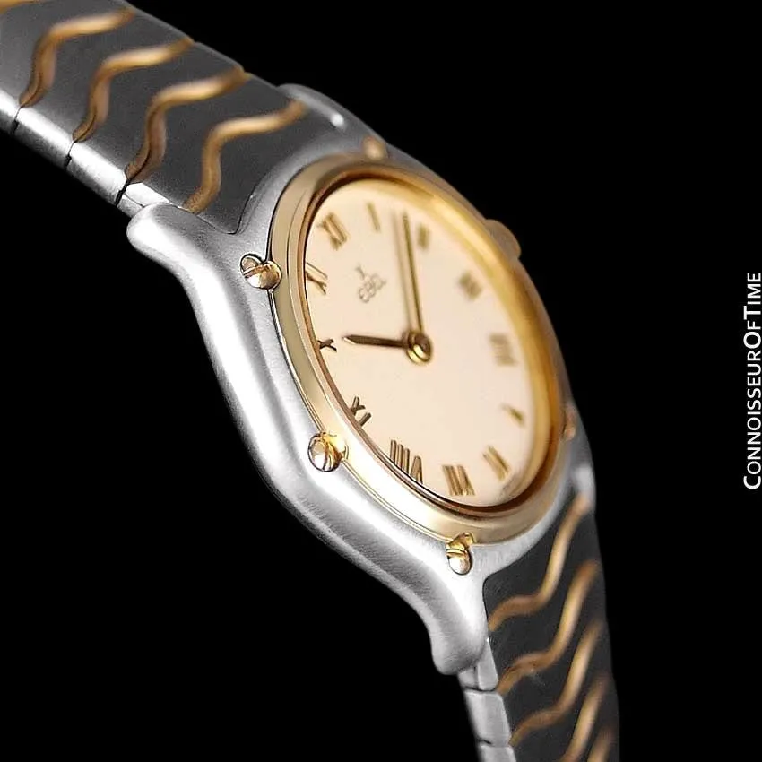 Ebel Wave Ladies Watch - Stainless Steel & 18K Gold