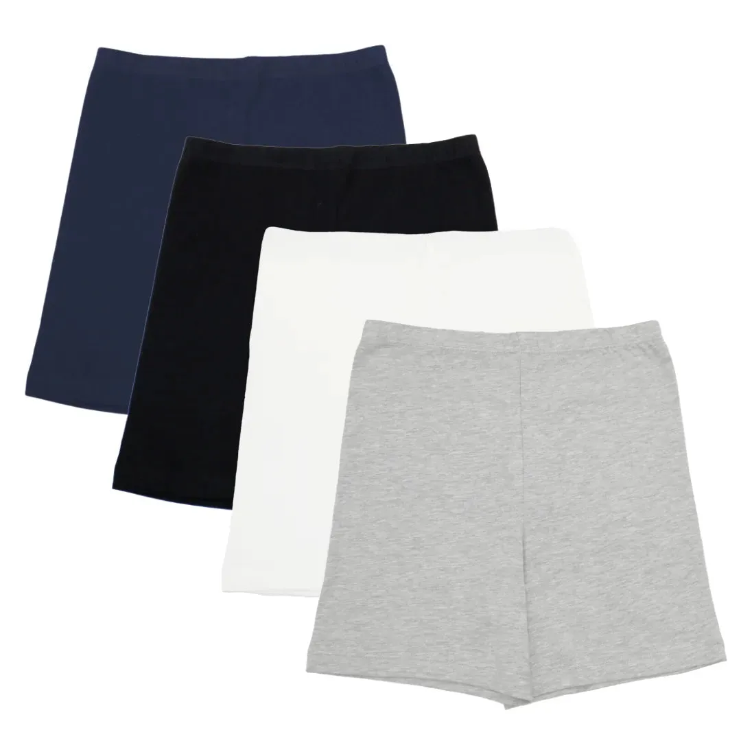 Elderly Under Shorts | Full Hip Coverage | Prevents Inner Thigh Chafing | Pack Of 4