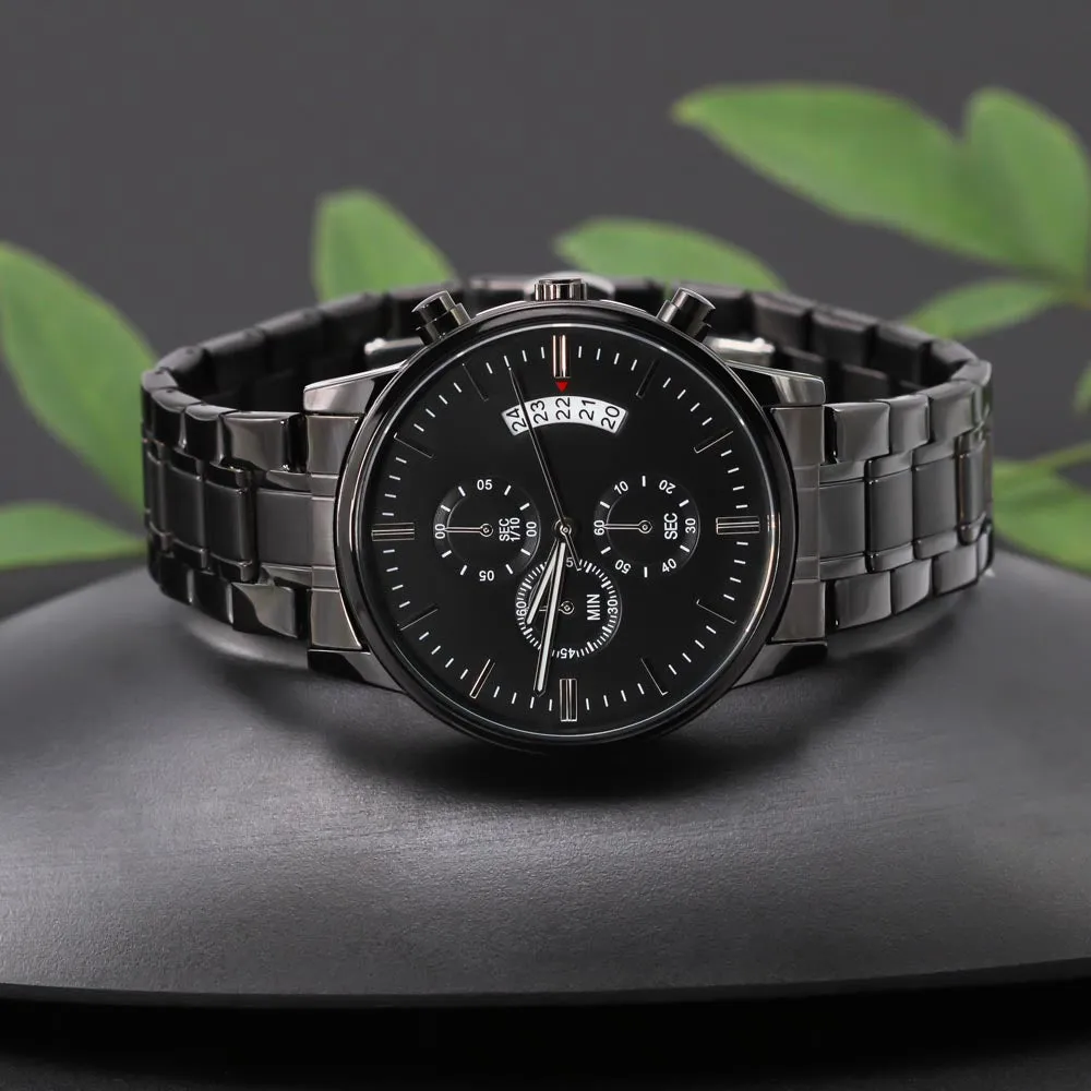 Engraved Watch For Grandson From Grandpa - I'll Always Be Here For You
