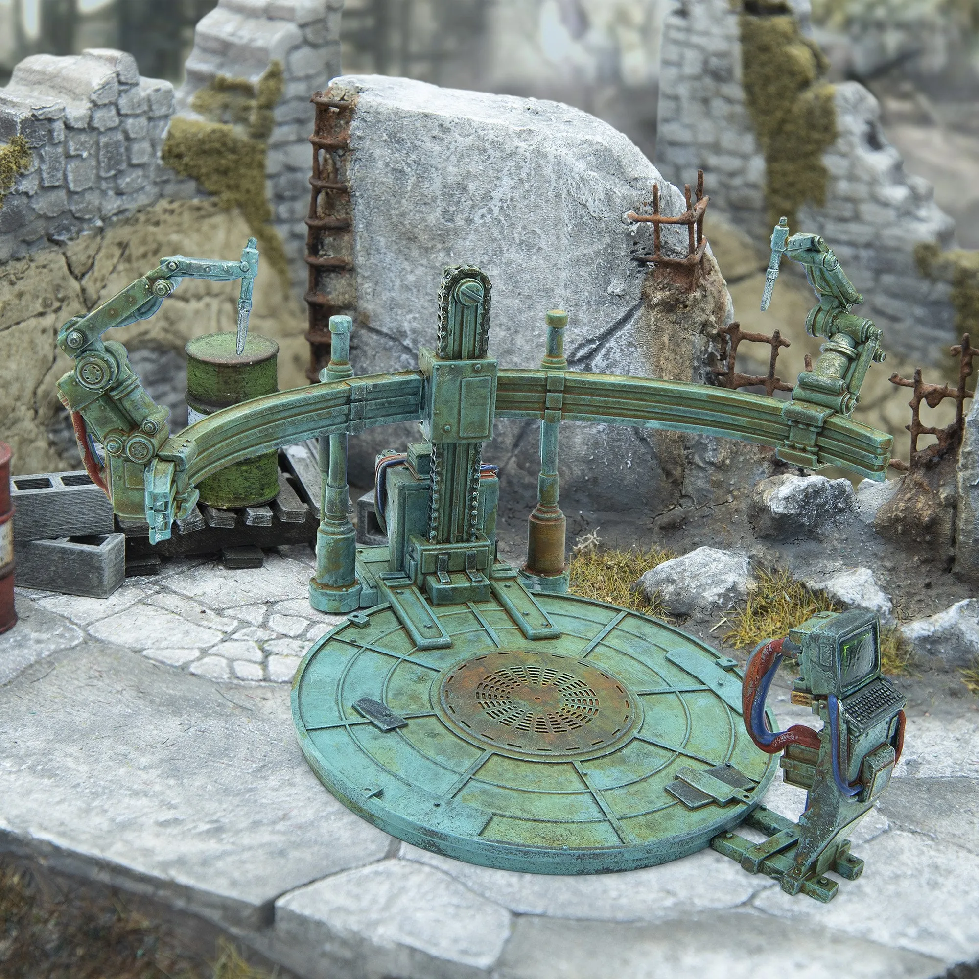 Fallout: Wasteland Warfare - Print at Home - Robot Work Bench STL