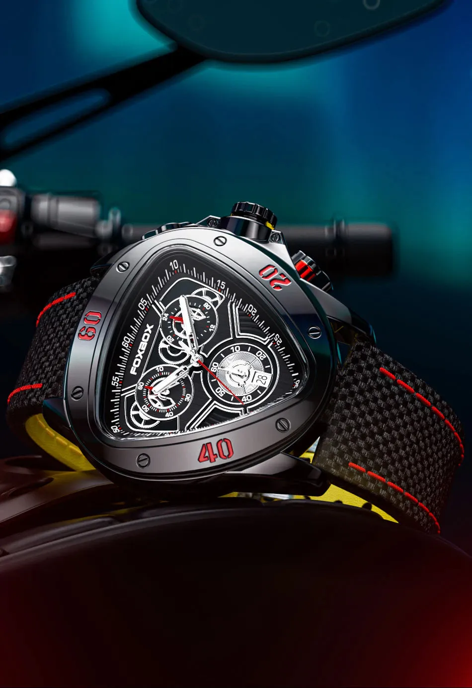 FOXBOX Luxury Quartz Waterproof Chronograph Watch | Foxbox 01