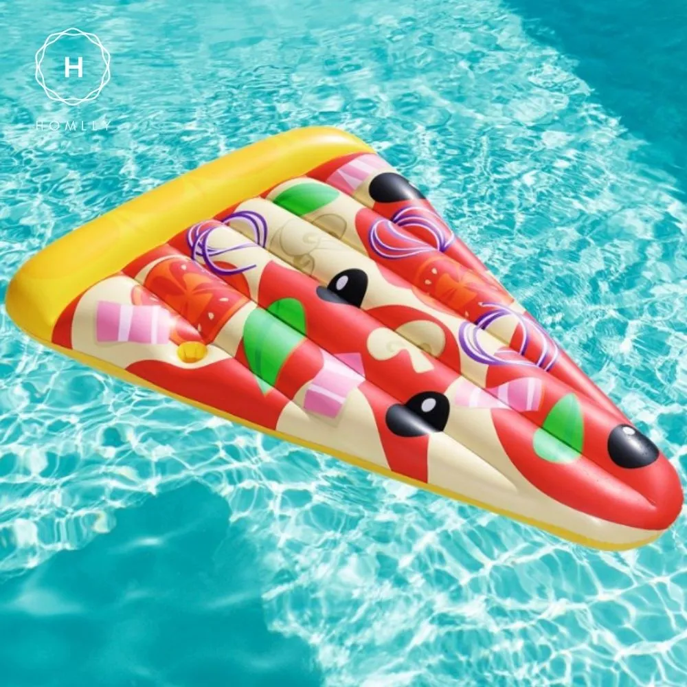 Homlly Giant Inflatable Popsicle Pizza Marshmallow Lounger Swim Lie On Float