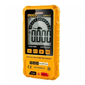 Ingco Smart Digital Multimeter 4000 Counts with True RMS – DM6012