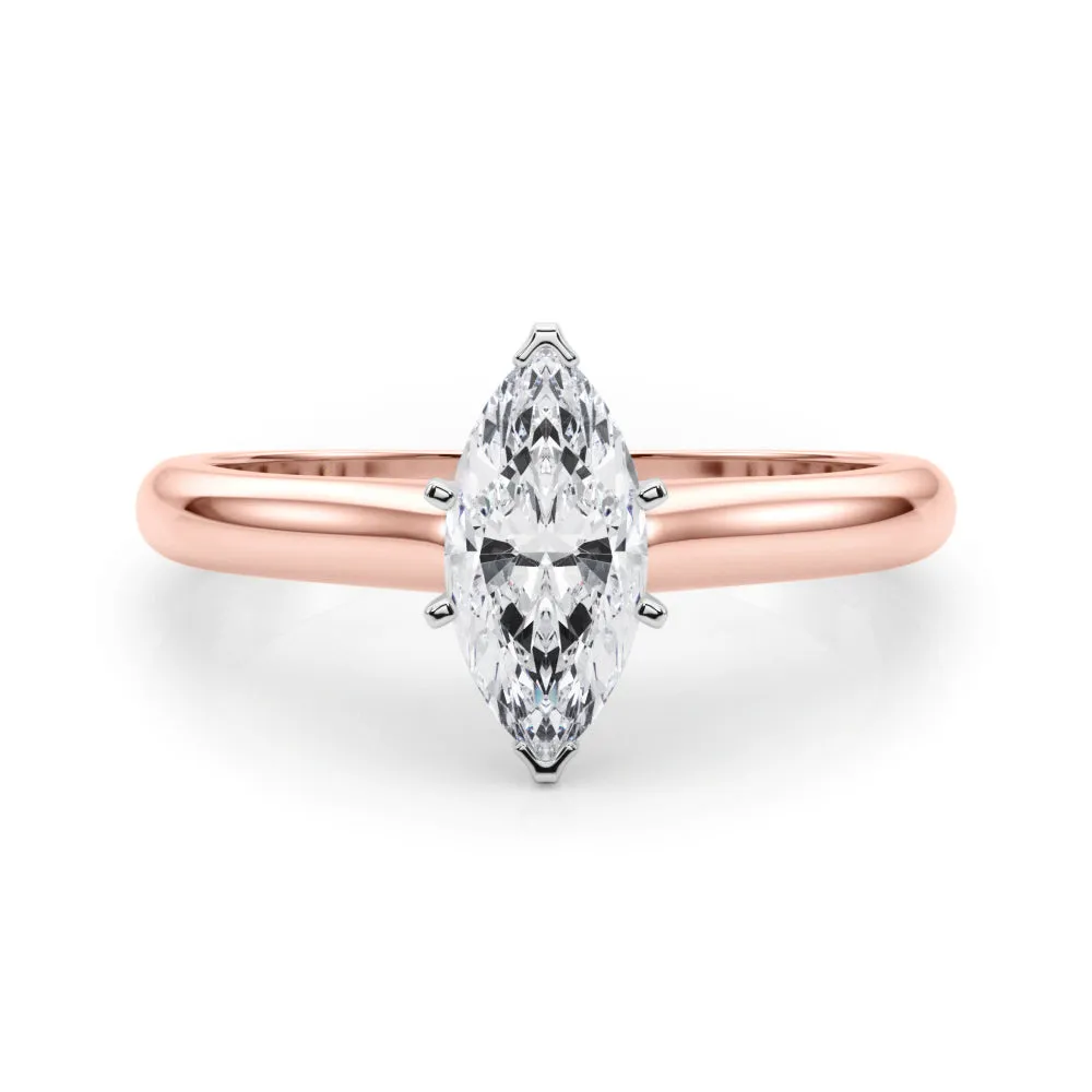 Isabella Marquise Lab Grown Diamond Solitaire Engagement Ring IGI Certified