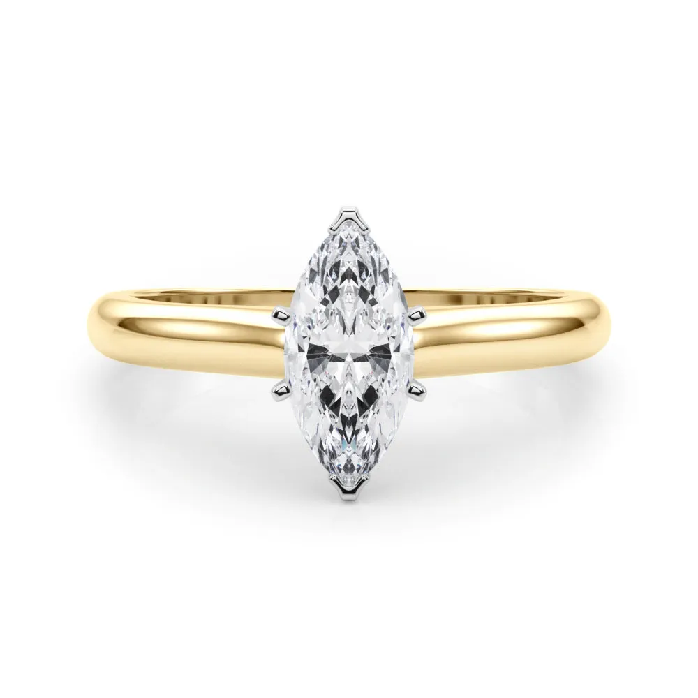 Isabella Marquise Lab Grown Diamond Solitaire Engagement Ring IGI Certified