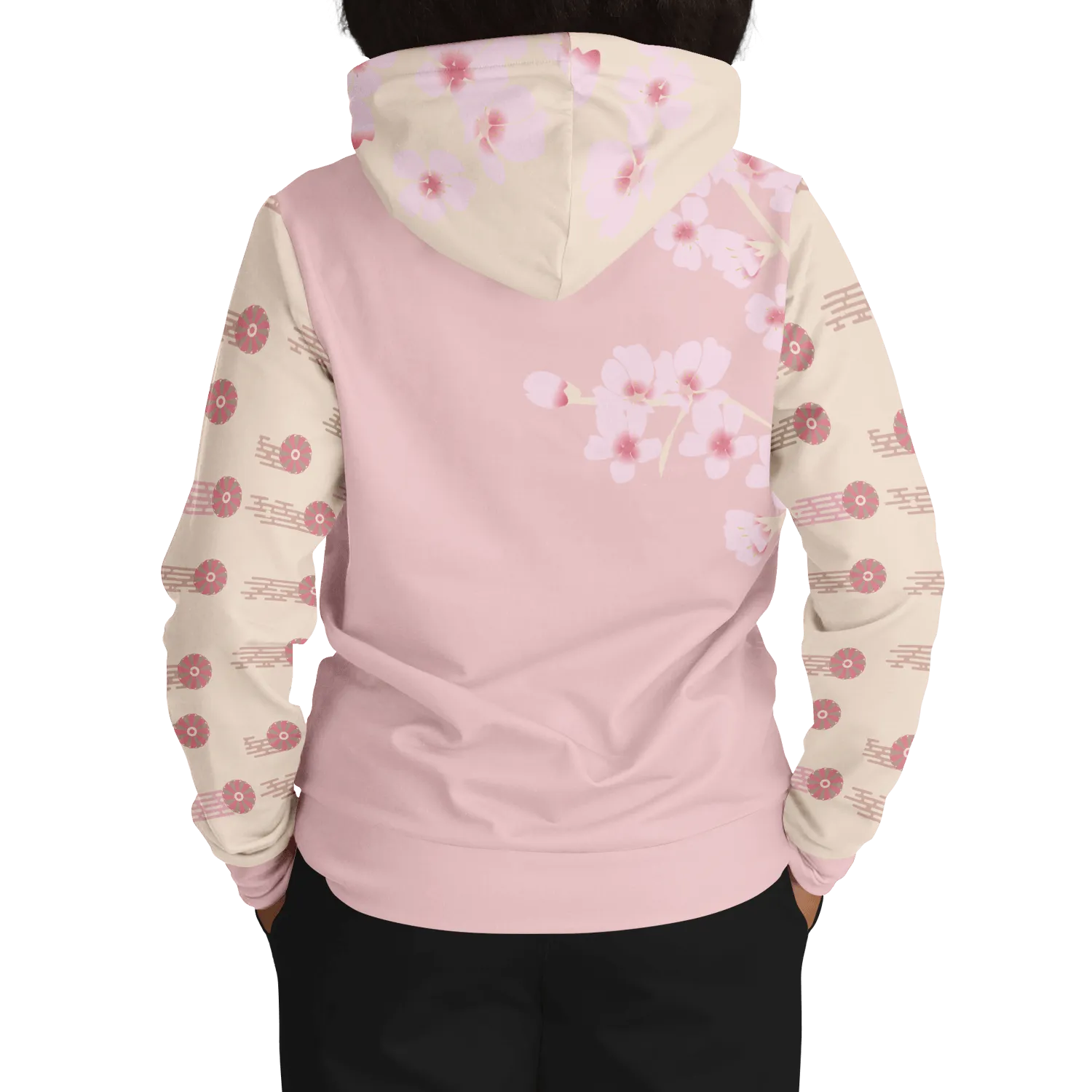 Katsukawa Shunsho Inspired Cherry Blossom Hoodie