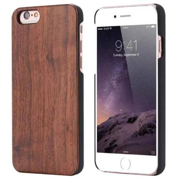 Natural Real Wood Phone Case Cover for iPhone X, XR, XS, XS MAX