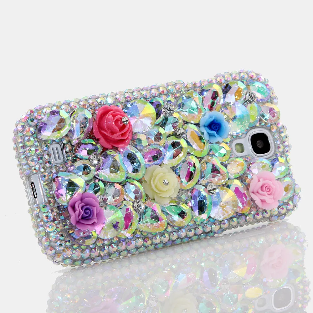 Plain AB Crystals Posies Design (style 715)