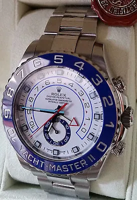ROLEX YACHT-MASTER II 116680 STAINLESS 44MM NEW MODEL BOX WARRANTY CARD
