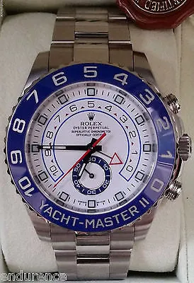 ROLEX YACHT-MASTER II 116680 STAINLESS 44MM NEW MODEL BOX WARRANTY CARD