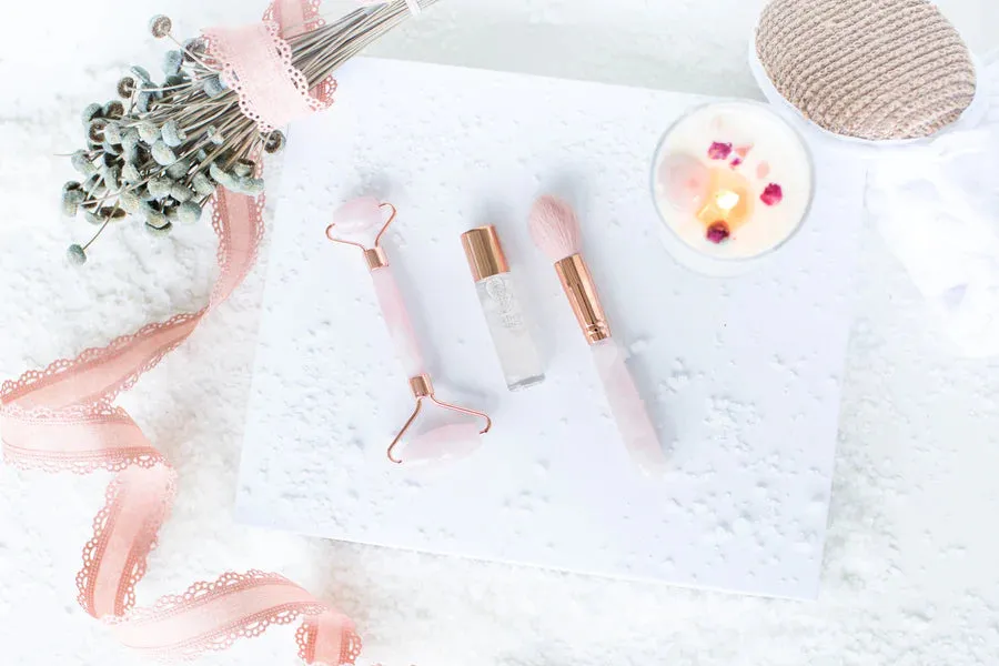 Rose Quartz Facial Beauty Set