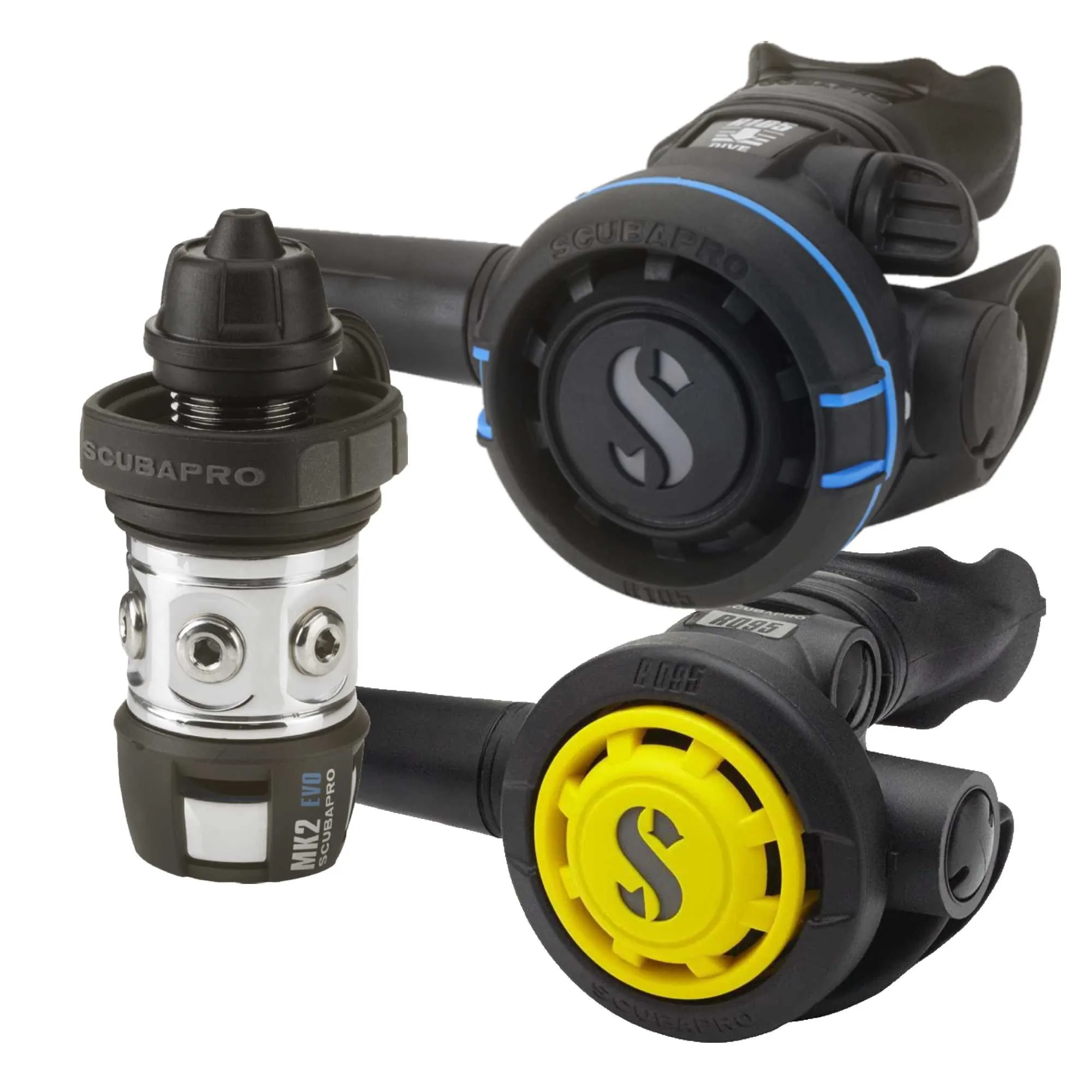 Scubapro School 1 Stage 4 Regulator Set