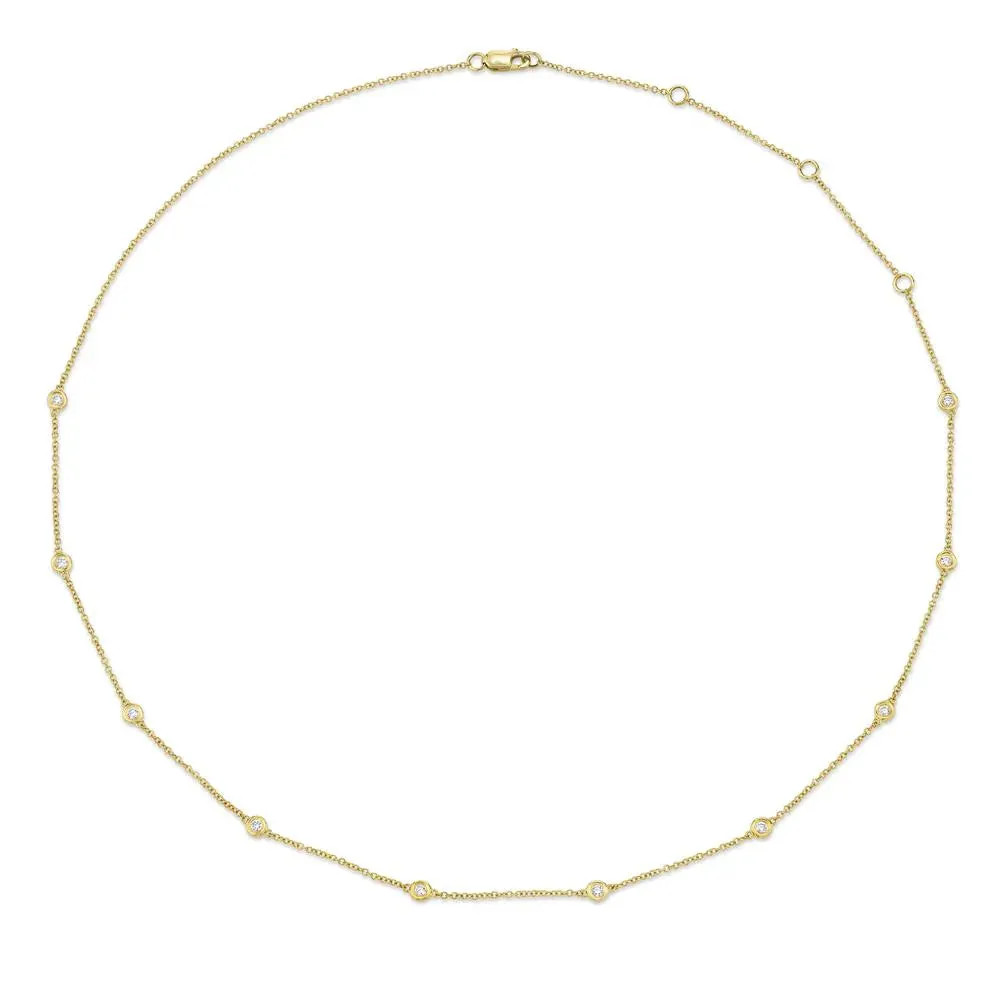 Shy Creation Diamond by the Yard Necklace